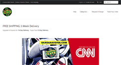 Desktop Screenshot of bandanafever.com